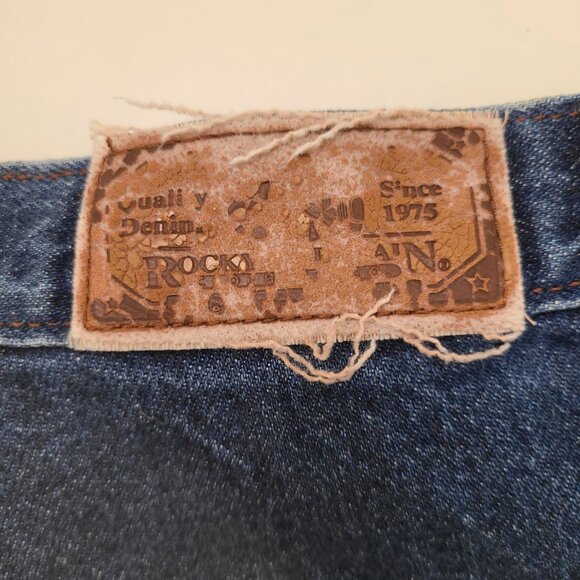 Womens 26x31 Vintage 5-6 Long Rockies Rocky Mountain High Waist 80s Western Jean - Picture 5 of 7